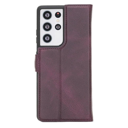 Samsung Galaxy S21 Leather Wallet Case Detachable RFID – Magic Mizuri Leather