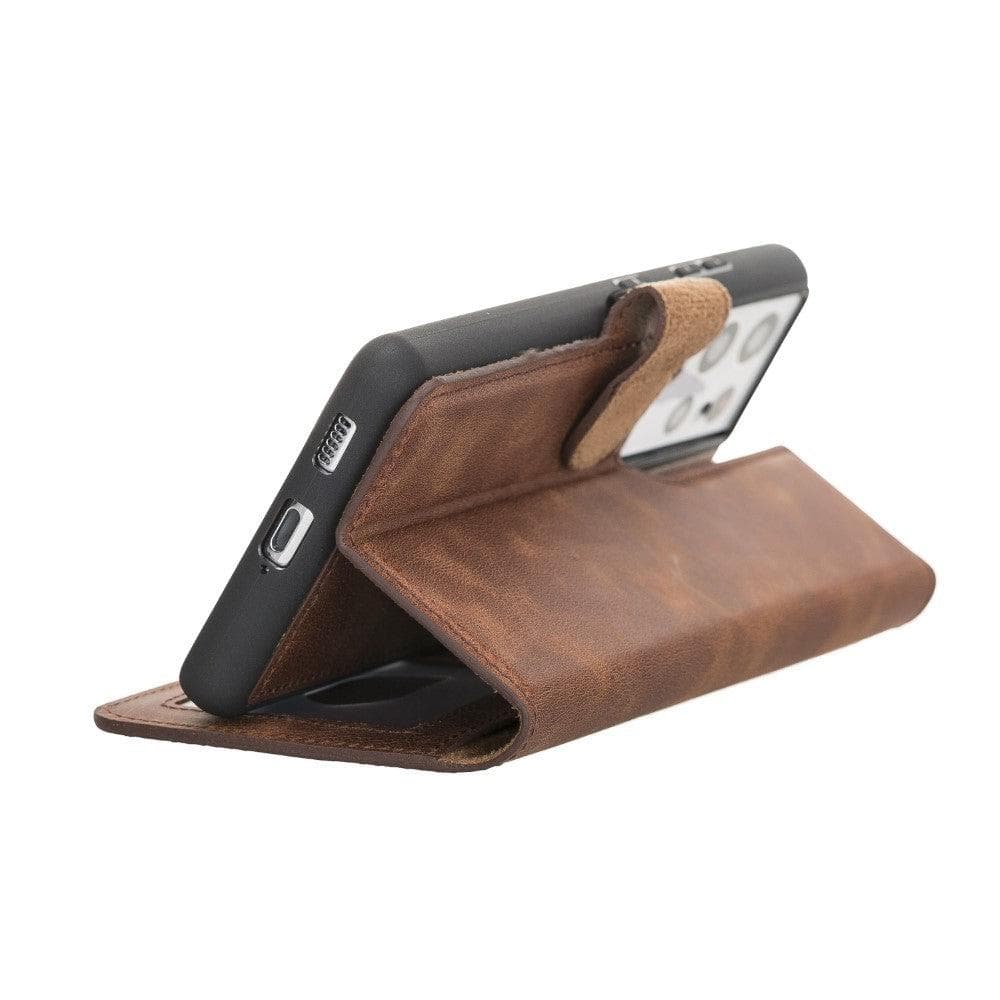 Samsung Galaxy S21 Plus Leather Wallet Case Detachable RFID – Magic Mizuri Leather