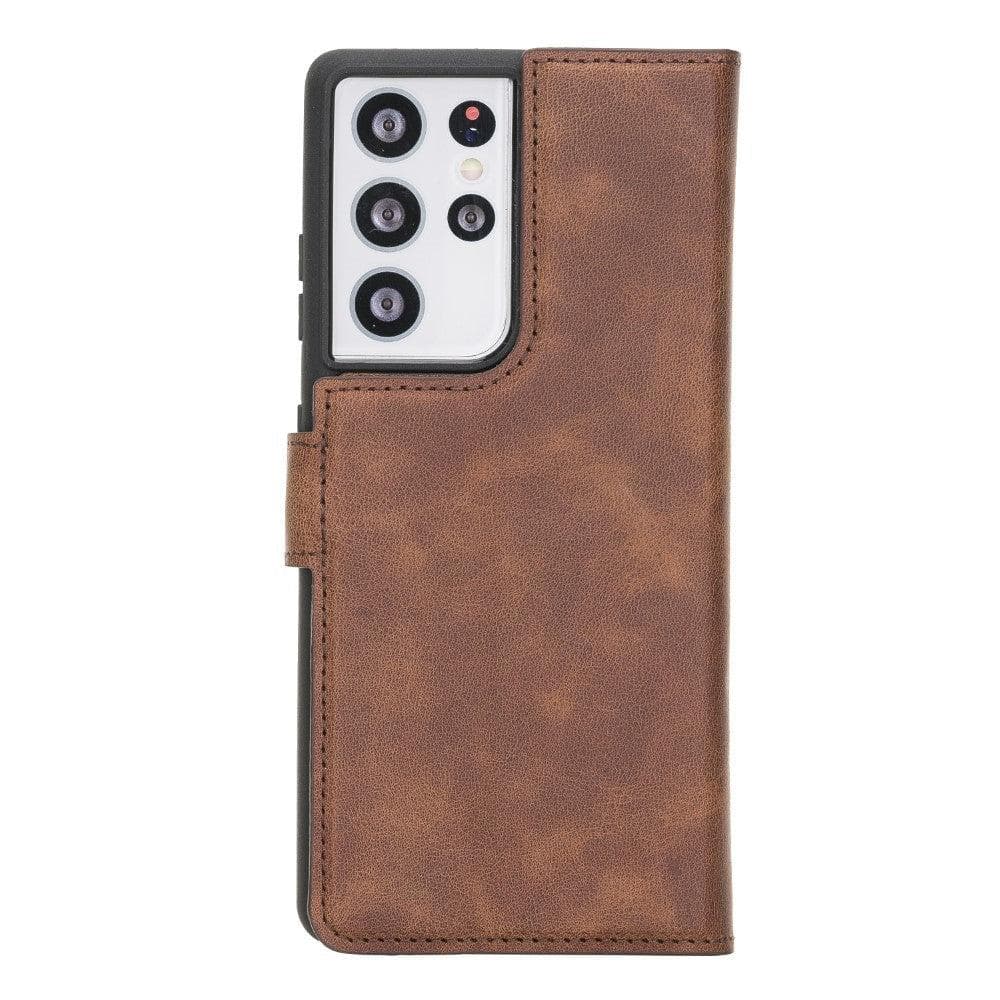 Samsung Galaxy S21 Plus Leather Wallet Case Detachable RFID – Magic Mizuri Leather