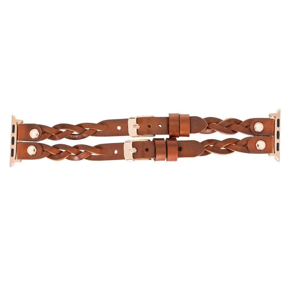 York Leather Apple Watch Double Band Mizuri Leather