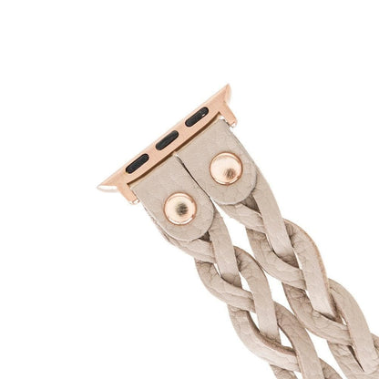 York Leather Apple Watch Double Band Mizuri Leather