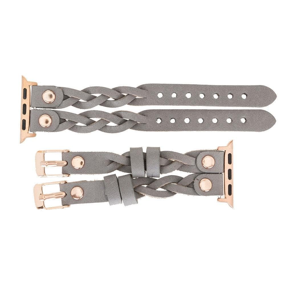 York Leather Apple Watch Double Band Mizuri Leather