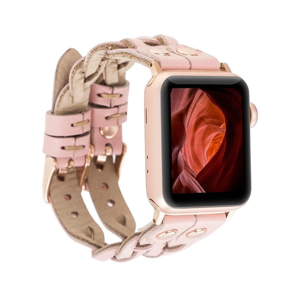 York Leather Apple Watch Double Band Mizuri Leather