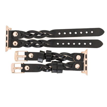 York Leather Apple Watch Double Band Mizuri Leather