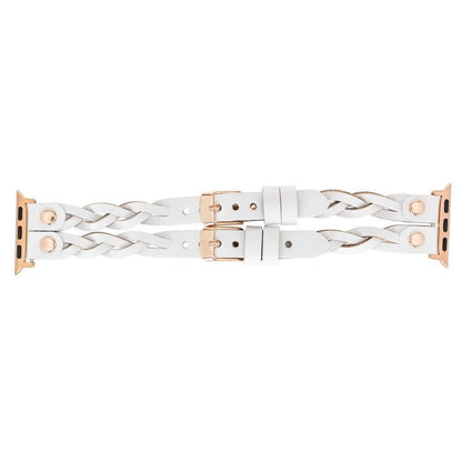 York Leather Apple Watch Double Band Mizuri Leather