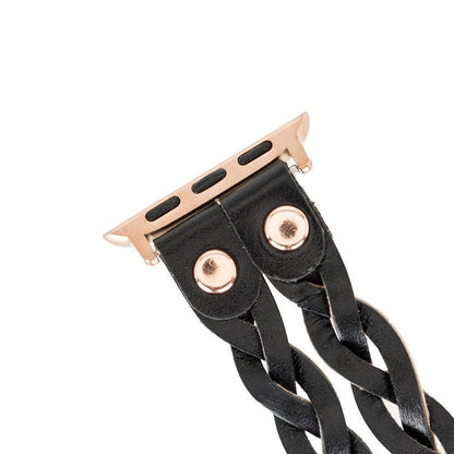 York Leather Apple Watch Double Band Mizuri Leather