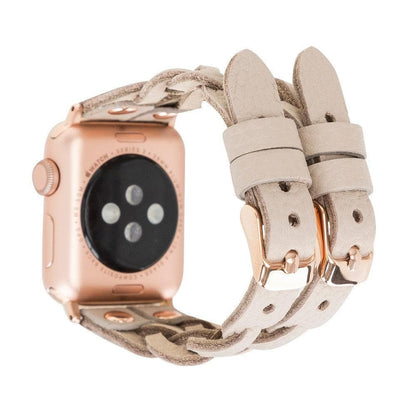 York Leather Apple Watch Double Band Mizuri Leather