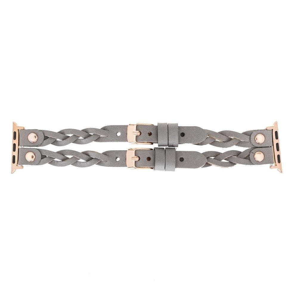 York Leather Apple Watch Double Band Mizuri Leather