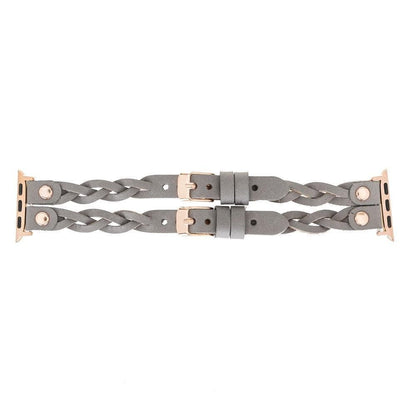 York Leather Apple Watch Double Band Mizuri Leather