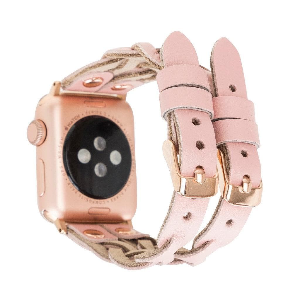 York Leather Apple Watch Double Band Mizuri Leather