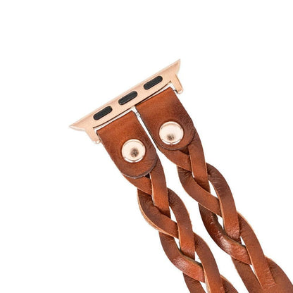 York Leather Apple Watch Double Band Mizuri Leather