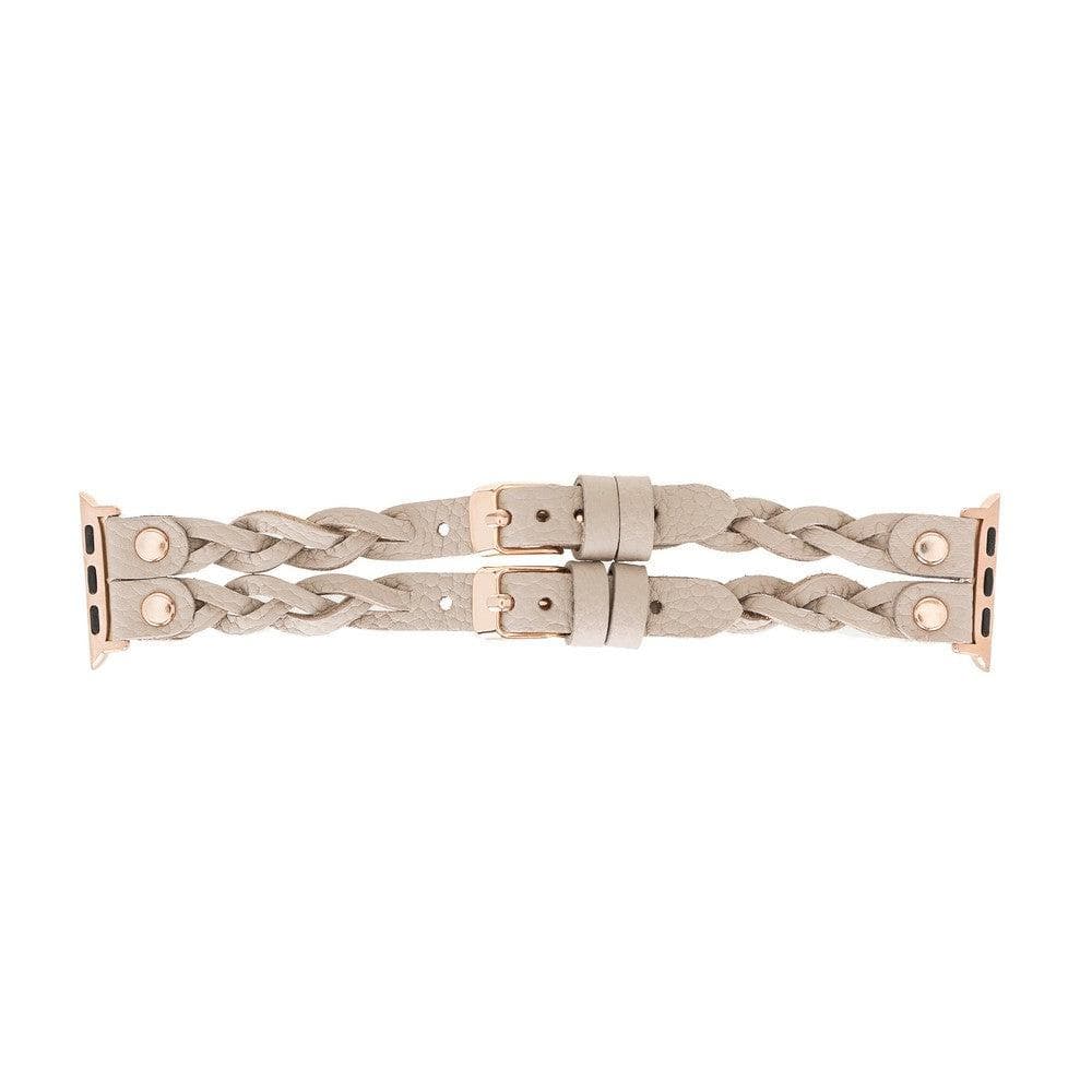York Leather Apple Watch Double Band Mizuri Leather