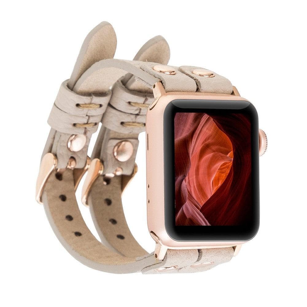 Ely Leather Apple Watch Double Band Mizuri Leather