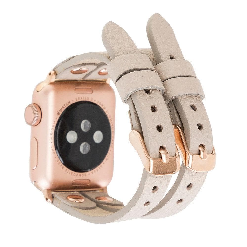 Ely Leather Apple Watch Double Band Mizuri Leather