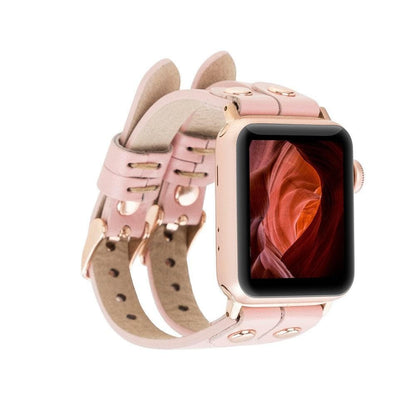 Ely Leather Apple Watch Double Band Mizuri Leather