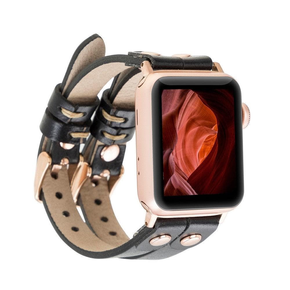 Ely Leather Apple Watch Double Band Mizuri Leather