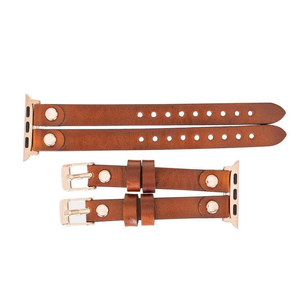 Ely Leather Apple Watch Double Band Mizuri Leather