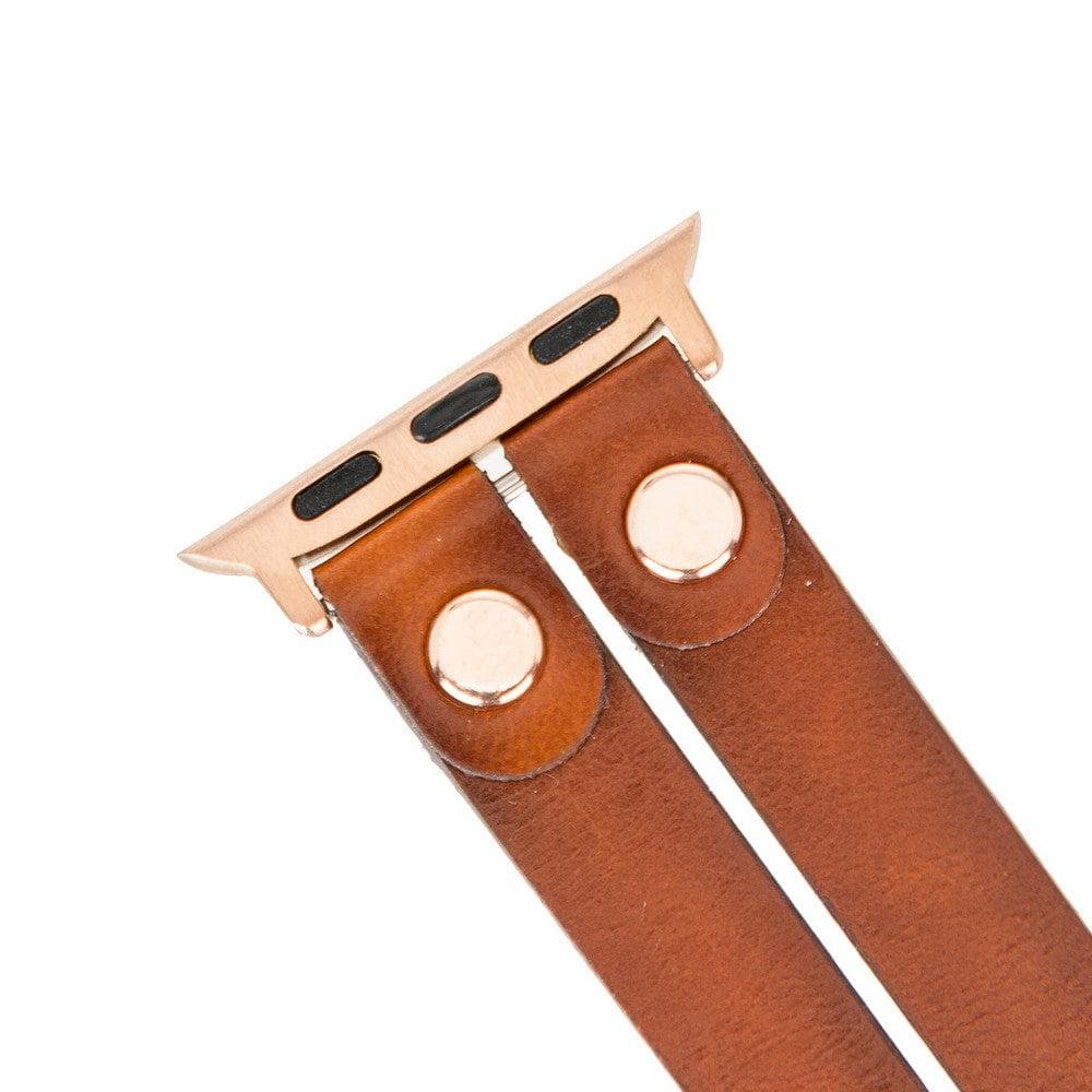 Ely Leather Apple Watch Double Band Mizuri Leather