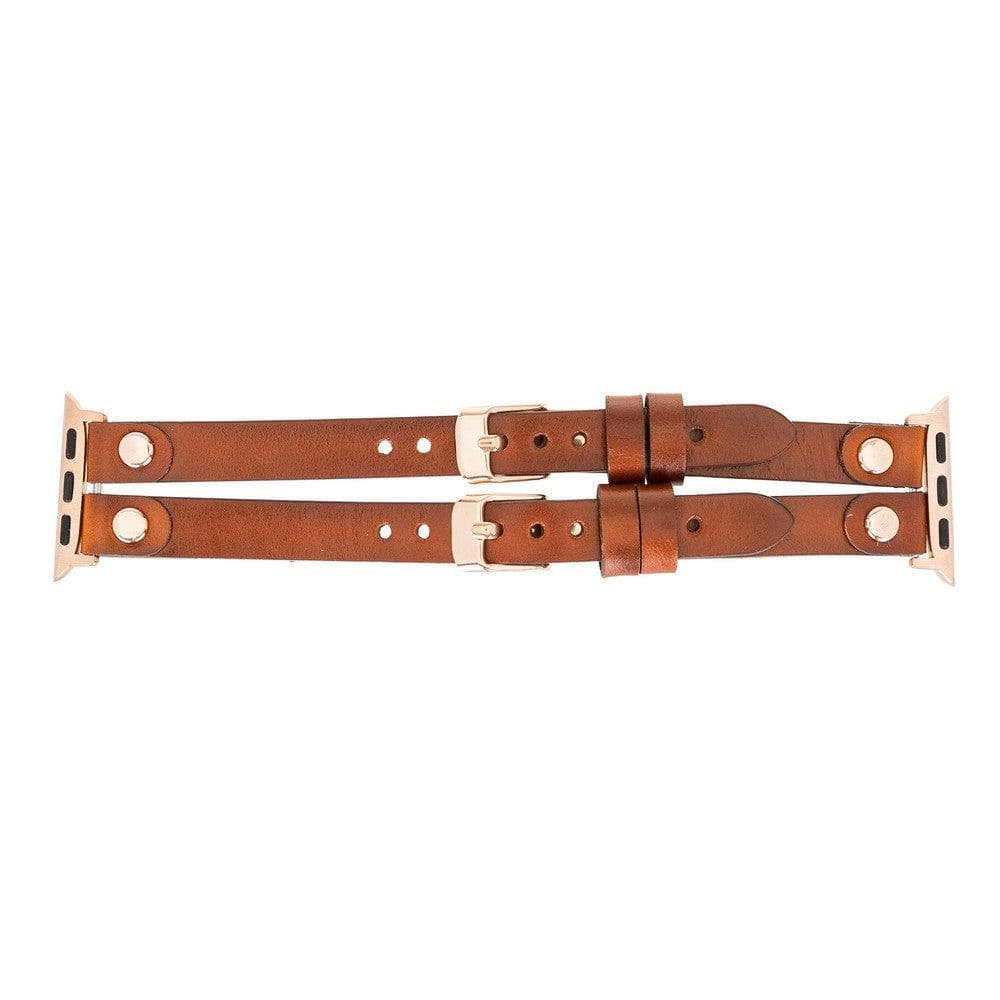 Ely Leather Apple Watch Double Band Mizuri Leather
