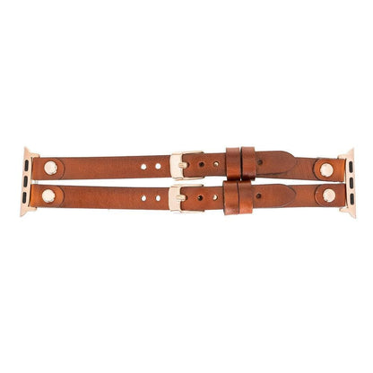Ely Leather Apple Watch Double Band Mizuri Leather