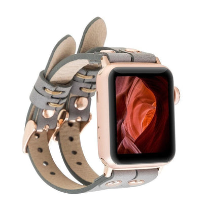 Ely Leather Apple Watch Double Band Mizuri Leather
