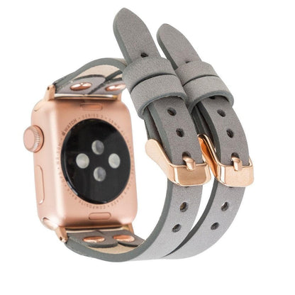 Ely Leather Apple Watch Double Band Mizuri Leather