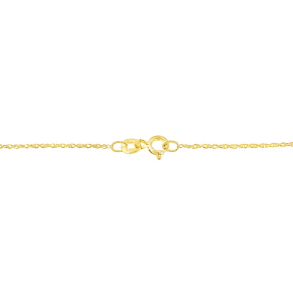 10K Yellow Gold 1/4 cttw Prong Set Round-Cut Diamond Open Heart 18" Pendant Necklace (K-L Color, I1-I2 Clarity) Bids.com