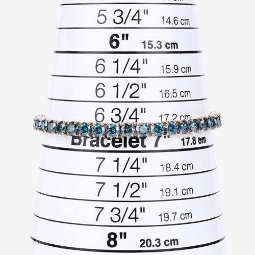 12.95 Carat Genuine Blue Diamond 14K Yellow Gold Bracelet Bids.com