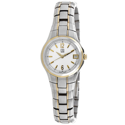 ESQ Men's Silver Dial Two Tone Stainless Steel Bids.com