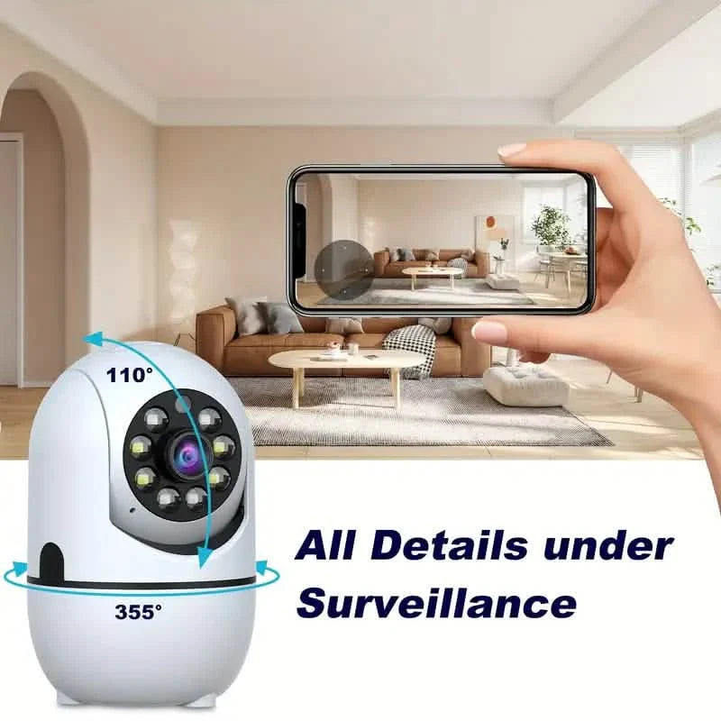2-Pack: Wireless Security Cameras – 355° Rotation, Night Vision, Motion Detection, Two-Way Audio DailySale