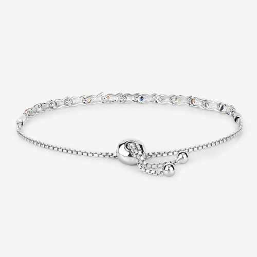 0.88 Carat Genuine Multi Sapphire .925 Sterling Silver Bracelet Bids.com