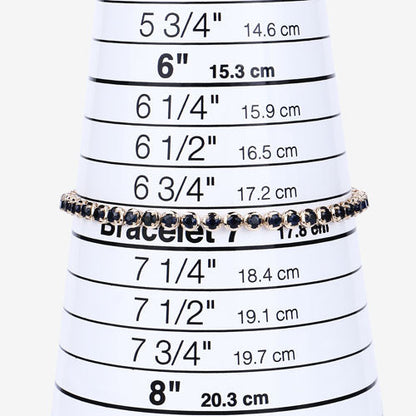 3.13 Carat Genuine Blue Sapphire 14K Yellow Gold Bracelet Bids.com