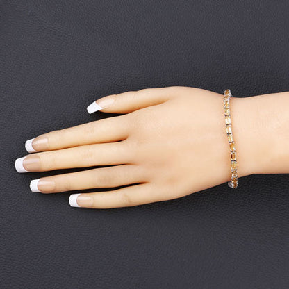 12.80 Carat Genuine Citrine .925 Sterling Silver Bracelet Bids.com