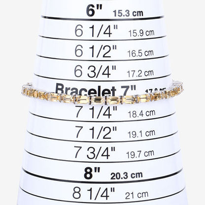 12.80 Carat Genuine Citrine .925 Sterling Silver Bracelet Bids.com