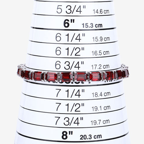 27.60 Carat Genuine Garnet .925 Sterling Silver Bracelet Bids.com