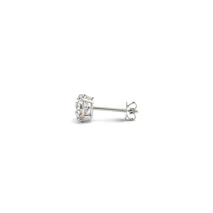 1 cttw Certified IGI Lab Grown Round Diamond Stud Earrings 14k White Gold (G/VS2) Bids.com