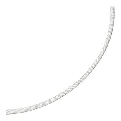4.0mm 14k Two Tone Gold Reversible Omega Necklace Bids.com