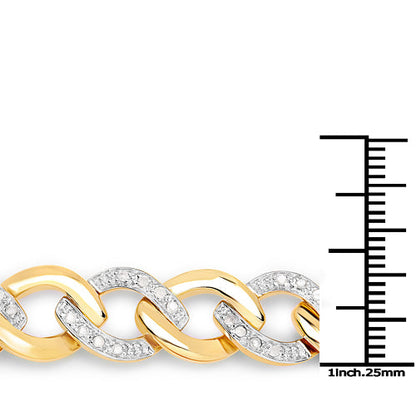 0.70 Carat Genuine White Diamond .925 Sterling Silver Bracelet Bids.com