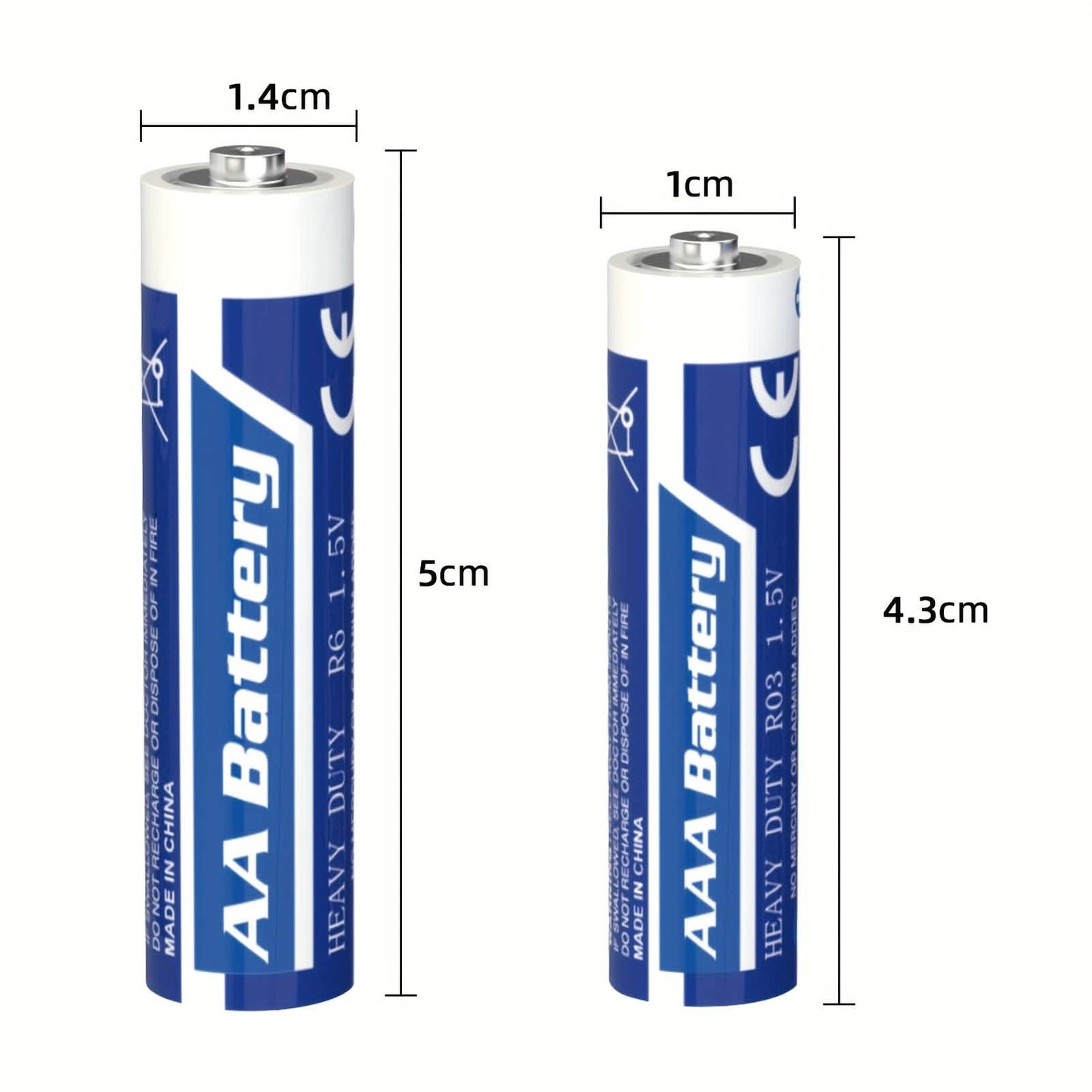 48-Pack: AA + AAA Carbon Battery Combo – 1.5V, Non-Rechargeable DailySale