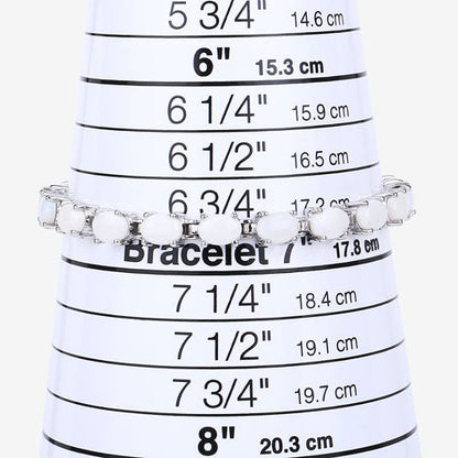 10.26 Carat Genuine Opal .925 Sterling Silver Bracelet Bids.com