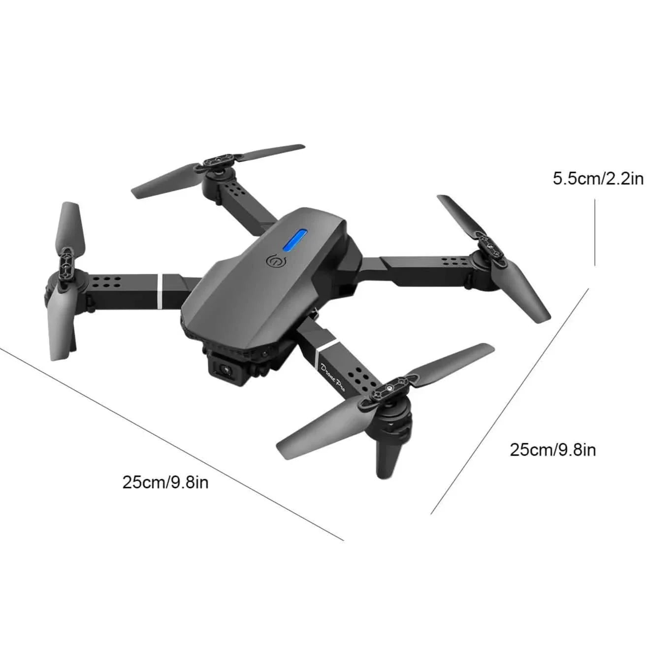 Drone MAX 2025 – Dual Camera, 1080p HD, 40min Battery, Obstacle Avoidance, Remote Control, USB Charging DailySale