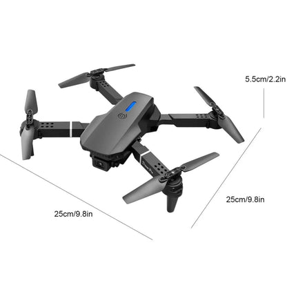 Drone MAX 2025 – Dual Camera, 1080p HD, 40min Battery, Obstacle Avoidance, Remote Control, USB Charging DailySale