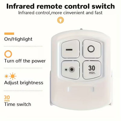 5pcs Smart Wireless LED Under-Cabinet Lights – Remote Control DailySale
