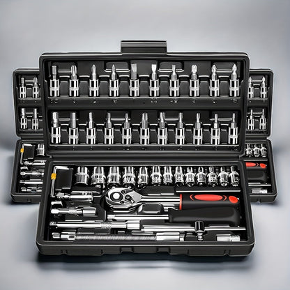 46pc Ratchet & Wrench Tool Set DailySale