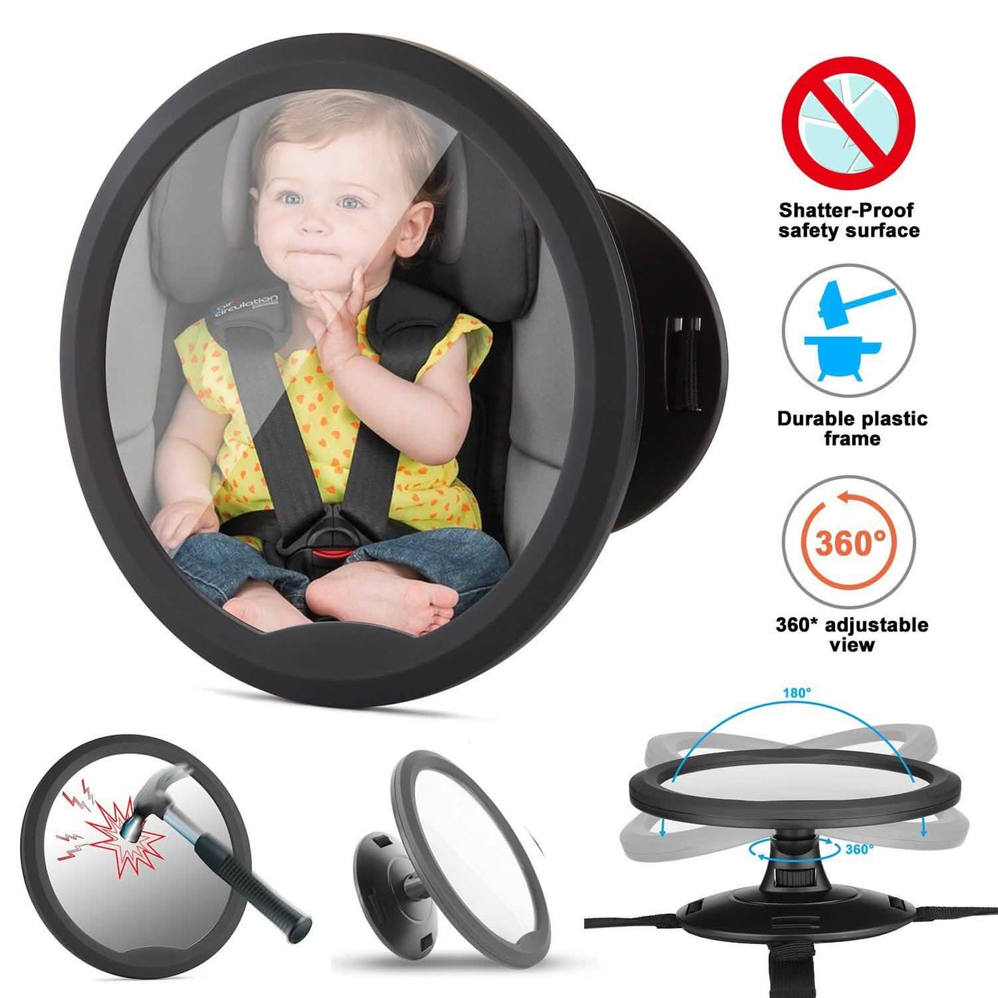 Baby Back Seat Car Mirror DailySale
