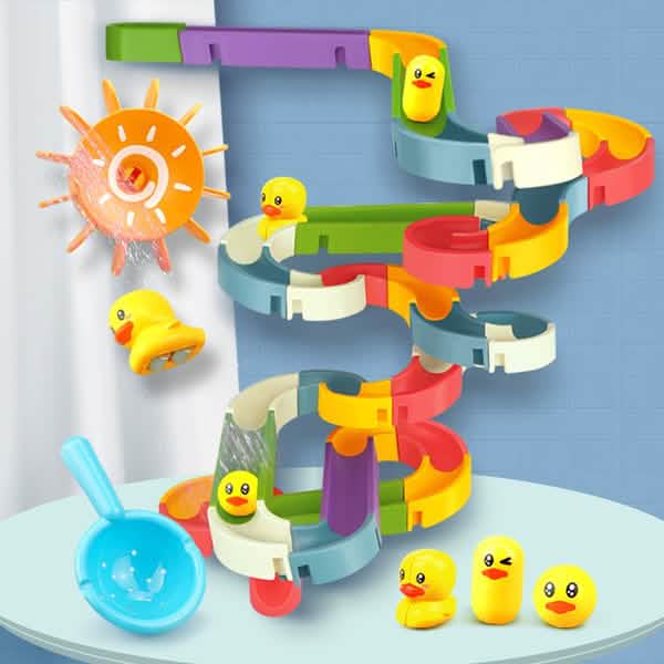 Baby Bath Toys DIY Marble Race Run Assembling Track DailySale