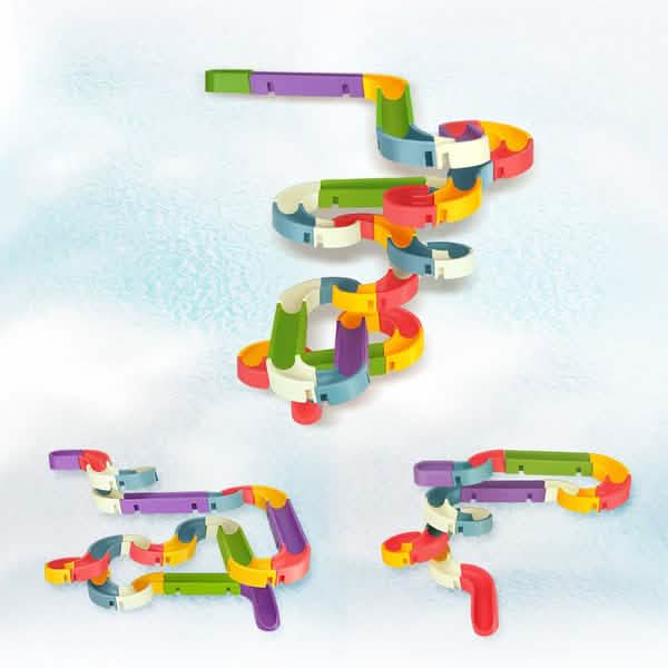 Baby Bath Toys DIY Marble Race Run Assembling Track DailySale