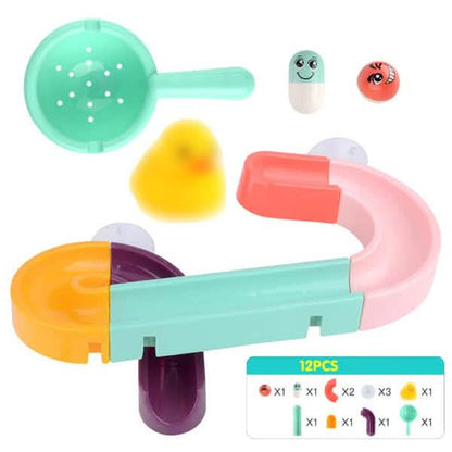 Baby Bath Toys DIY Marble Race Run Assembling Track DailySale