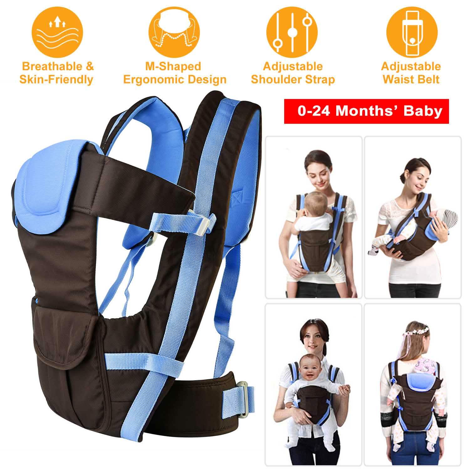 Baby Carrier Breathable Adjustable Wrap DailySale