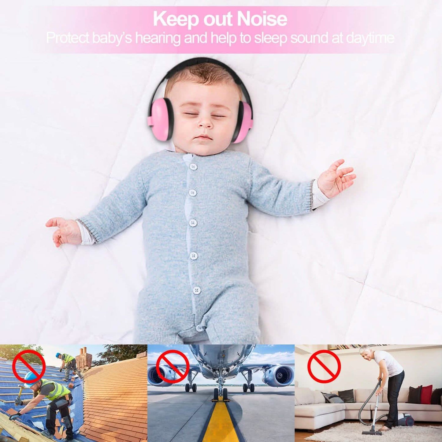 Baby Earmuffs Hearing Protection DailySale